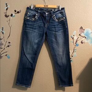 Miss Me crop skinny 32